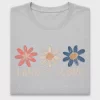 Patriotic Daisy Flowers DTF Transfer