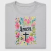 Floral Cross Amen DTF Transfer