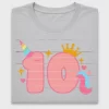 Unicorn 10th Birthday DTF Transfer
