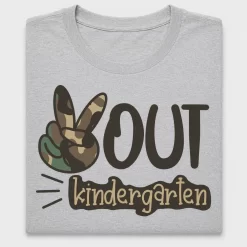 Peace Out Kindergarten DTF Transfer