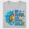 Autism Awareness Sunflower DTF Transfer