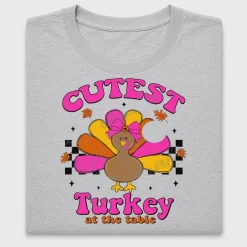 Cutest Turkey Thanksgiving DTF Transfer