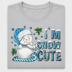 I'm Snow Cute Snowman DTF Transfer