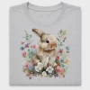 Watercolor Bunny Floral DTF Transfer
