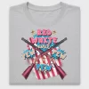 Red White And Pew Pew DTF Transfer