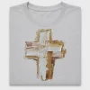 Hand-Painted Cross DTF Transfer