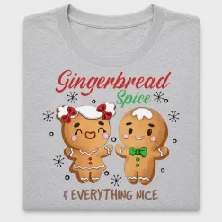 Gingerbread Spice DTF Transfer Design
