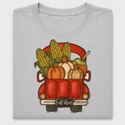 Fall Vibes Harvest Truck DTF Transfer