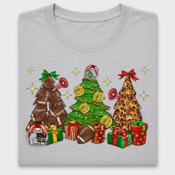 Football Christmas Tree DTF Transfer