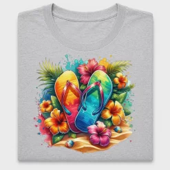 Tropical Flip Flop DTF Transfer
