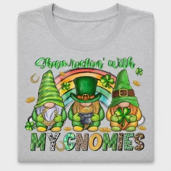 Shamrockin' With My Gnomes DTF Transfer