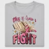 Breast Cancer Awareness Fight DTF Transfer