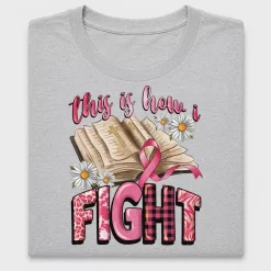 Breast Cancer Awareness Fight DTF Transfer