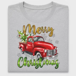 Retro Christmas Truck DTF Transfer