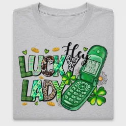 Lucky Lady St Patrick's Day DTF Transfer
