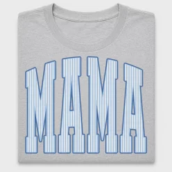 Mama Seersucker Stripes DTF Transfer