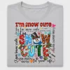 Snow Cute Snowman Christmas DTF Transfer