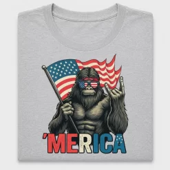 Patriotic Gorilla Merica DTF Transfer