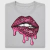 Pink Leopard Lips DTF Transfer for Shirts