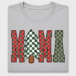 Mama Christmas Tree DTF Transfer