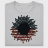 Patriotic Sunflower DTF Transfer