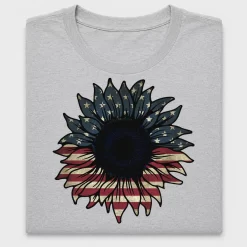Patriotic Sunflower DTF Transfer