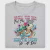Coastal Sea Turtle Tropical Flowers DTF Transfer