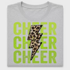 Cheetah Cheerleader Lightning DTF Transfer