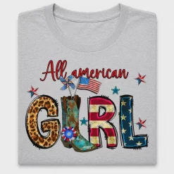 All American Girl DTF Transfer