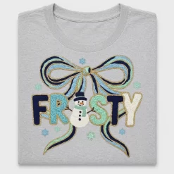 Frosty Crochet Snowman DTF Transfer