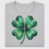 Glitter Shamrock DTF Transfer