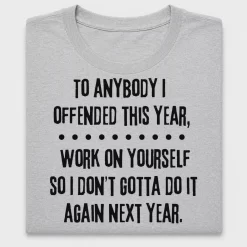 Sarcastic New Year DTF Transfer Design