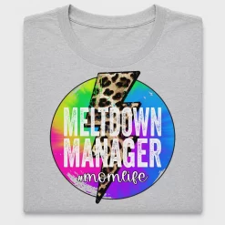 Melon Manager Mom Life DTF Transfer Design