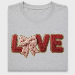 Crochet Love Bow DTF Transfer