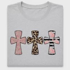 Floral Cross Trio DTF Transfer Design