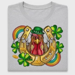 Lucky Rooster St Patricks DTF Transfer