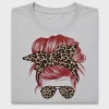 Leopard Messy Bun DTF Transfer