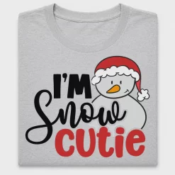 Snow Cutie Christmas Snowman DTF Transfer