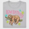 Funny Sloth Low Battery DTF Transfer