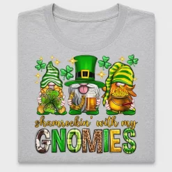 Shamrockin' With My Gnomes DTF Transfer