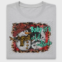 Baby It's Cold Outside Snowman DTF Transfer