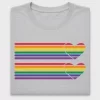 Rainbow Heart DTF Transfer