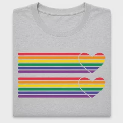 Rainbow Heart DTF Transfer