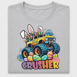 Easter Egg Crusher Monster Truck DTF Transfer