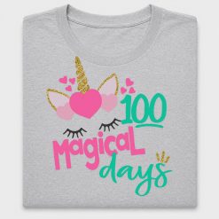 100 Days Magical Unicorn DTF Transfer