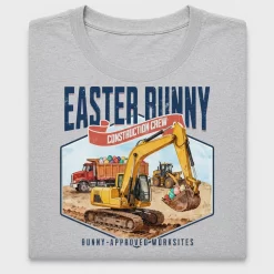 Easter Bunny Construction Crew DTF Transfer