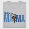 Boy Mama Lightning Bolt DTF Transfer