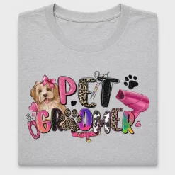 Pet Groomer Dog DTF Heat Transfer