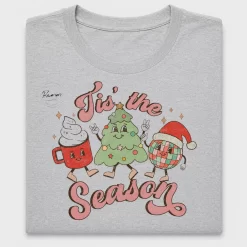 Retro Christmas Tis The Season DTF Transfer