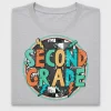 Retro Second Grade DTF Transfer Design